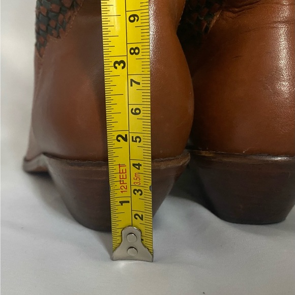 Women's Dingo Cowboy Boots Brown size 7.5 Leather Western Cowgirl - Picture 8 of 14